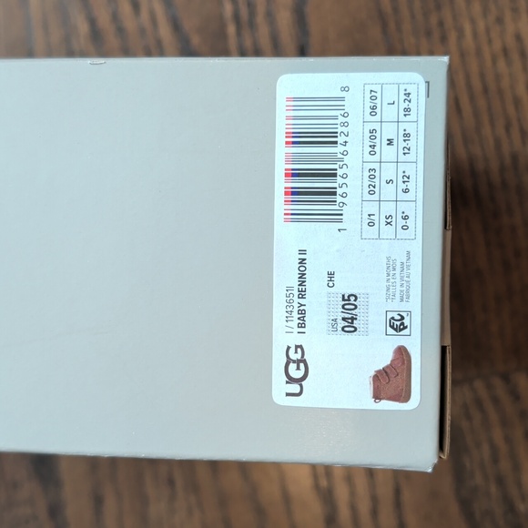 UGG Kids Baby Rennon II (Infant/Toddler) - Size 4/5 - Picture 11 of 12